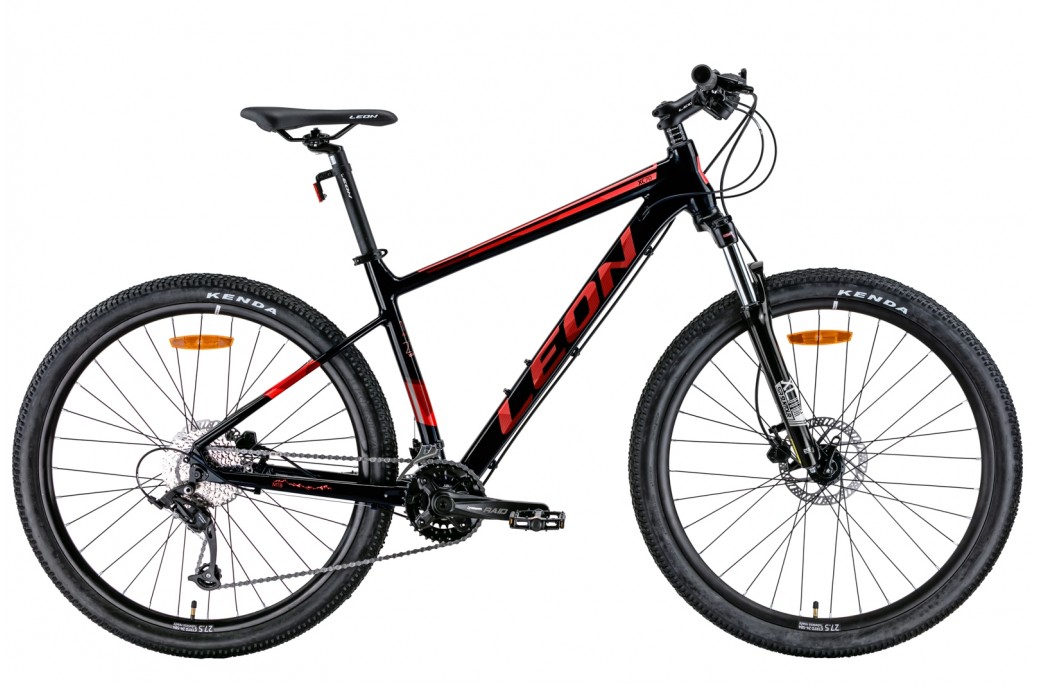 Фотографія Велосипед Leon XC-70 AM HDD 27,5" рама L (2022) Чорно-червоний